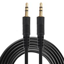 Load image into Gallery viewer, Aux Cable, 3.5mm Male Mini Plug Stereo Audio Cable, Length: 3m (Black + Gold Plated Connector), Length: 3m Black, (Gold Plated)