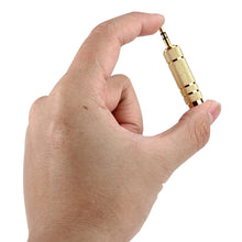 Load image into Gallery viewer, Gold Plated 3.5mm Plug to 6.35mm Stereo Jack Adaptor Socket Adapter, 3.5mm Male to 6.35 Female