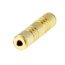 Load image into Gallery viewer, Gold Plated 3.5mm Female to 3.5mm Stereo Jack Adaptor Socket Adapter, 3.5mm Female to Female