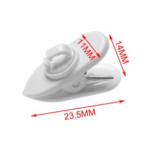 Load image into Gallery viewer, 1000pcs Rotary Headphone Cable Clip Clamp Holder Mount Collar Clothes