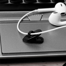 Load image into Gallery viewer, 1000pcs Rotary Headphone Cable Clip Clamp Holder Mount Collar Clothes