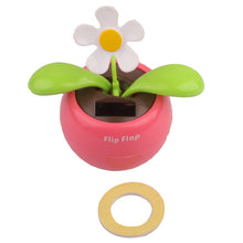Load image into Gallery viewer, Solar Flip Flap Flower, Random Flower Color Delivery, S-ET-0115, S-ET-0115BE, S-ET-0115F, S-ET-0115G, S-ET-0115R