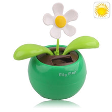Load image into Gallery viewer, Solar Flip Flap Flower, Random Flower Color Delivery, S-ET-0115, S-ET-0115BE, S-ET-0115F, S-ET-0115G, S-ET-0115R