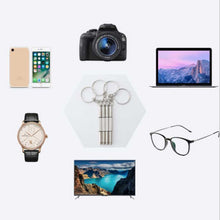 Load image into Gallery viewer, 3 in 1 Professional Mini Screwdriver Repair Tool with Keychain for Watch / Mobile Phone / Camera / Glasses (Slotted + Phillips + Allen)