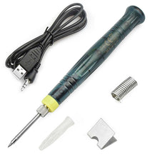 Load image into Gallery viewer, Portable USB Powered Soldering Iron Pen 5V 8W Long Life Tip + Touch Switch Protective Cap Auto Shut Off 25 second, ZD-20U