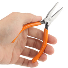 Load image into Gallery viewer, WL-18 Mini Jeweler Flat Nose Pliers Hand Tool with Soft Grips, S-ETP-0111, S-ETP-0111RG