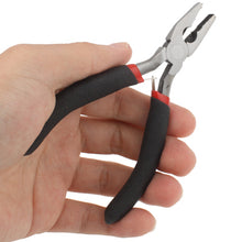 Load image into Gallery viewer, 4.5 inch Serrated Jaw Nonslip Grip Wire Cutting Combination Pliers, 4.5 inch