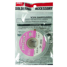 Load image into Gallery viewer, Desoldering Wick 2015 (width: 2.0mm, length: 1.5m), 2.0mm