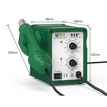 Load image into Gallery viewer, BEST BST-858+ AC 220V 50Hz 650W Adjustable Temperature Unleaded Hot Air Gun with Helical Wind, BST-858+ EU Plug, BST-858+ US Plug