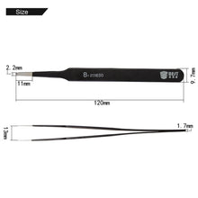Load image into Gallery viewer, BEST BST-203ESD 202 Stainless Steel Anti-static Tip Tweezers, BST-203ESD