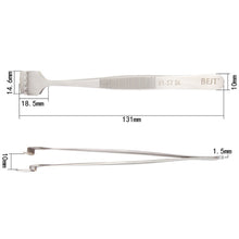 Load image into Gallery viewer, BEST BST-91-5T SA Professional Stainless Steel Wafer Tweezers for Silicon Wafer, BST-91-5T