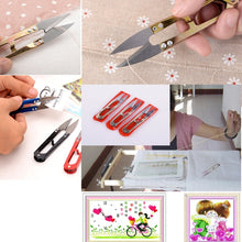 Load image into Gallery viewer, 12 PCS Iron &amp; Steel Thread Clippers , Size: 110 x 25 x 0.8mm, S-ETP-0901F, S-ETP-0901H