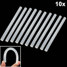Load image into Gallery viewer, 10x Practical Transparent White Hot Melt Glue Stick, Size: 270 x 11mm (10pcs in one packaging, the price is for 10pcs), 270 x 11mm