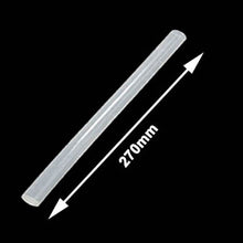 Load image into Gallery viewer, 10x Practical Transparent White Hot Melt Glue Stick, Size: 270 x 11mm (10pcs in one packaging, the price is for 10pcs), 270 x 11mm