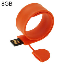 Load image into Gallery viewer, Silicone Bracelet USB Flash Disk with 8GB Memory, 8GB, 8GB (Orange), 8GB (Pink), 8GB (Purple)