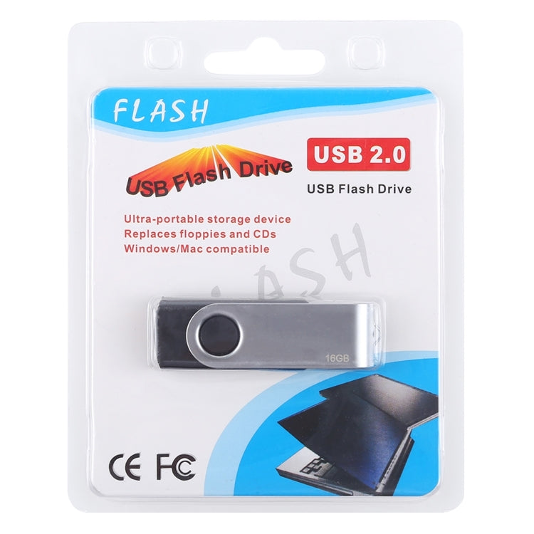 16GB Twister USB 2.0 Flash Disk(Black), 16GB/Black
