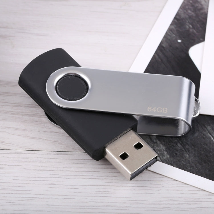 64GB Twister USB 2.0 Flash Disk(Black), 64GB/Black