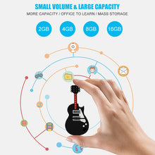 Load image into Gallery viewer, 16GB Guitar Shape USB Flash Disk, 2GB, 4GB, 8GB, 16GB