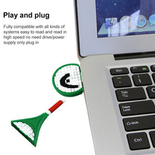 Load image into Gallery viewer, Tennis Racket Shape USB Flash Disk (8 GB), 2GB, 4GB, 8GB