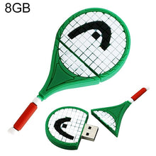 Load image into Gallery viewer, Tennis Racket Shape USB Flash Disk (8 GB), 2GB, 4GB, 8GB