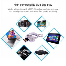 Load image into Gallery viewer, Silver Heart Shaped Diamond Jewelry USB Flash Disk, Special for Valentines Day Gifts , 2GB, 4GB, 8GB, 16GB, 32GB