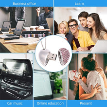 Load image into Gallery viewer, Heart Shaped Diamond Jewelry USB Flash Disk, Special for Valentines Day Gifts , 2GB, 4GB, 8GB, 16GB