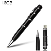 Load image into Gallery viewer, 3 in 1 Laser Pen Style USB Flash Disk,16GB (Black), 16GB (Black)