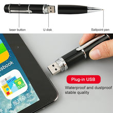 Load image into Gallery viewer, 3 in 1 Laser Pen Style USB Flash Disk, Silver (8GB), 8GB (Silver)
