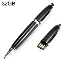 Load image into Gallery viewer, 2 in 1 Pen Style USB Flash Disk, Black , 2GB (Silver), 4GB (Silver), 8GB (Silver), 16GB (Silver), 32GB (Silver), 2GB (Black), 4GB (Black), 8GB (Black), 16GB (Black), 32GB (Black)