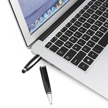 Load image into Gallery viewer, 2 in 1 Pen Style USB Flash Disk, Black , 2GB (Silver), 4GB (Silver), 8GB (Silver), 16GB (Silver), 32GB (Silver), 2GB (Black), 4GB (Black), 8GB (Black), 16GB (Black), 32GB (Black)