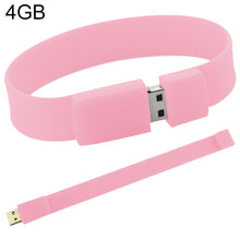 Load image into Gallery viewer, 4GB Silicon Bracelets USB 2.0 Flash Disk, 4GB