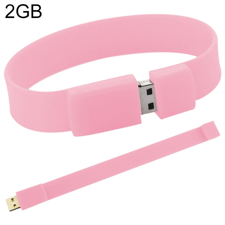 2GB Silicon Bracelets USB 2.0 Flash Disk, 2GB