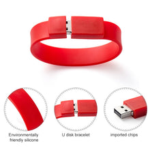 Load image into Gallery viewer, 2GB Silicon Bracelets USB 2.0 Flash Disk, 2GB