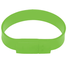 Load image into Gallery viewer, 4GB Silicon Bracelets USB 2.0 Flash Disk, 4GB (Green)