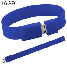 Load image into Gallery viewer, 16GB Silicon Bracelets USB 2.0 Flash Disk, 16GB