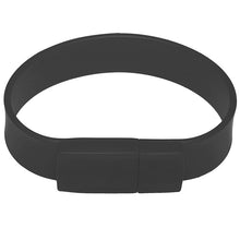 Load image into Gallery viewer, 8GB Silicon Bracelets USB 2.0 Flash Disk, 8GB (Black)