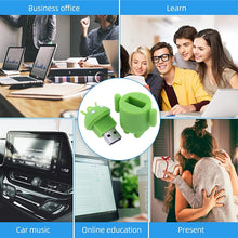 Load image into Gallery viewer, Android Robot Style USB Flash Disk (Green), 2GB