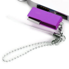 Load image into Gallery viewer, Mini Rotatable USB Flash Disk , Purple, 2GB (Red), 4GB (Red), 8GB (Red), 16GB (Red), 32GB (Red), 2GB (Green), 4GB (Green), 8GB (Green), 16GB (Green), 32GB (Green), 2GB, 4GB, 8GB, 16GB, 32GB
