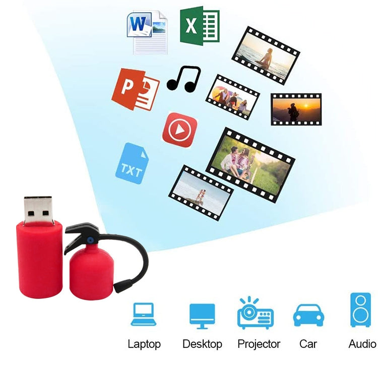 16GB Extinguisher Style USB Flash Disk, 16GB