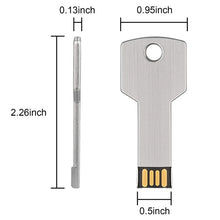 Load image into Gallery viewer, 2GB Key USB Flash Disk, 1GB, 2GB, 4GB, 8GB