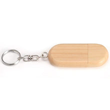 Load image into Gallery viewer, 8 GB Wood Material USB Flash Disk, 2GB, 4GB, 8GB