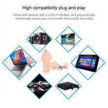 Load image into Gallery viewer, 8 GB Wood Cross Style USB Flash Disk, 2GB, 4GB, 8GB