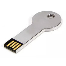 Load image into Gallery viewer, Silver Metal Key Style USB 2.0 Flash Disk (32GB)(Silver), 32GB