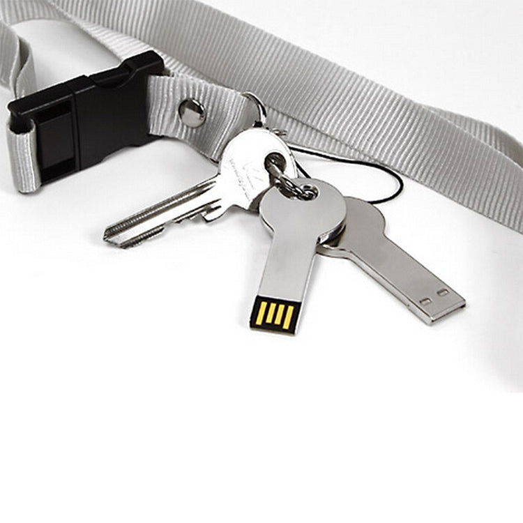Silver Metal Key Style USB 2.0 Flash Disk (32GB)(Silver), 32GB