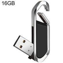 Load image into Gallery viewer, 16GB Metallic Keychains Style USB 2.0 Flash Disk (Black), 16GB (Black)