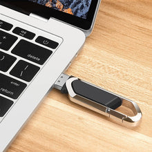 Load image into Gallery viewer, 16GB Metallic Keychains Style USB 2.0 Flash Disk (Black), 16GB (Black)