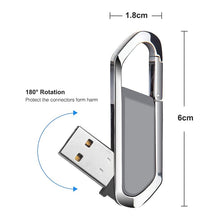 Load image into Gallery viewer, 16GB Metallic Keychains Style USB 2.0 Flash Disk, 16GB (Grey)