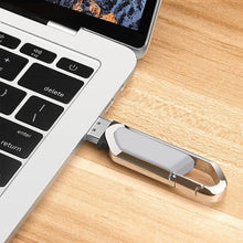 Load image into Gallery viewer, 16GB Metallic Keychains Style USB 2.0 Flash Disk, 16GB (Grey)