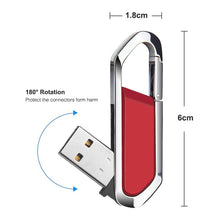 Load image into Gallery viewer, 2GB Metallic Keychains Style USB 2.0 Flash Disk (Red), 2GB (Red)
