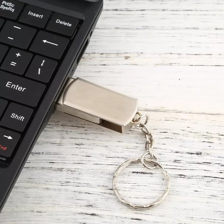 Metal Series Mini USB 2.0 Flash Disk with Keychain (16GB), 2GB, 4GB, 8GB, 16GB